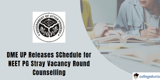 UP NEET PG Counselling: Stray Vacancy Round Schedule Announced